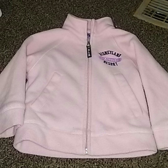 DISNEYLAND MINNIE RESORT PINK TODDLER FLEECE - Picture 1 of 4