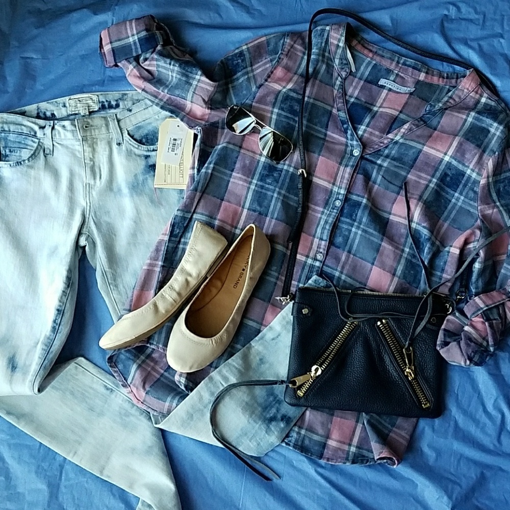 Plaid tunic