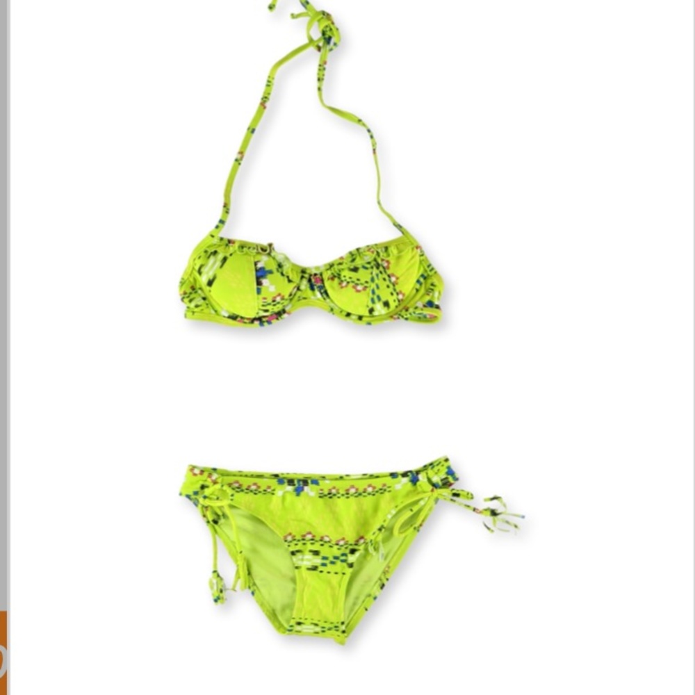 RAISINS WOMENS PUSH UP SIDE TIE 2 PIECE BIKINI 👙