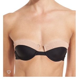 Tori Praver underwire bikini top with smocking