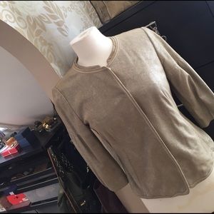 Ellie Tahari spring leather jacket