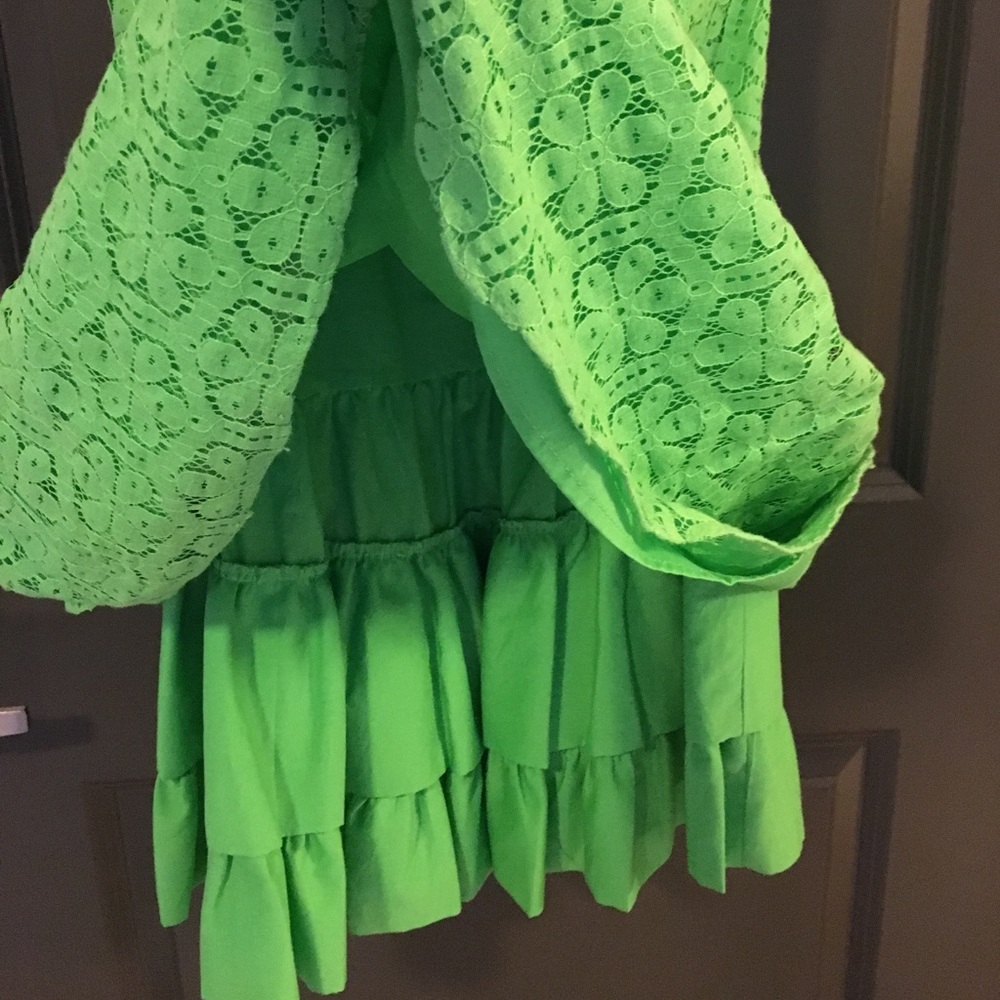 Sold! NWT Lilly Pulitzer green lace dress - Picture 4 of 4