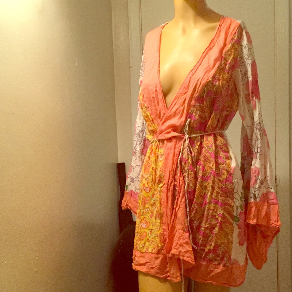 Summer wrap around dress