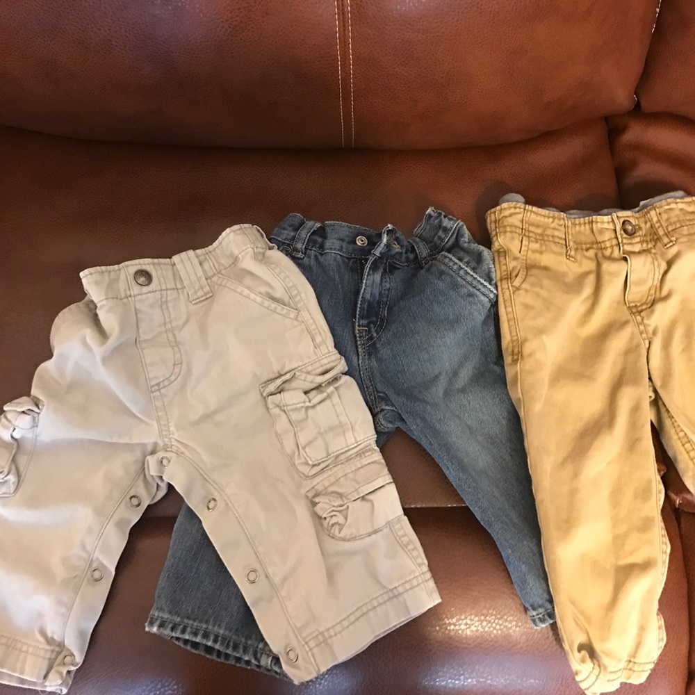 3 pair of toddler boy pants