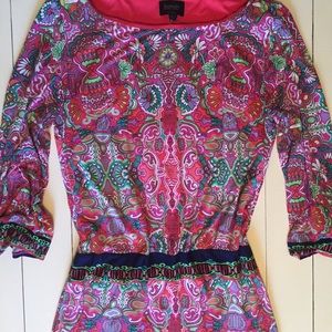 Beautifully Printed Dress Size Small