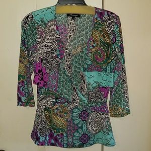 Criss Cross top. Great colors!