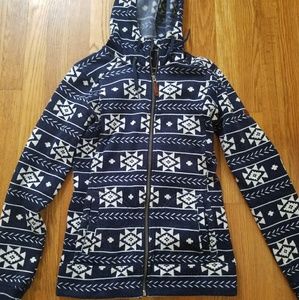 Roxy Aztec hoodie - worn  only once!rox