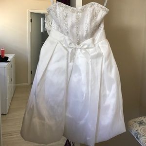 Alfred Angelo Little White Dress