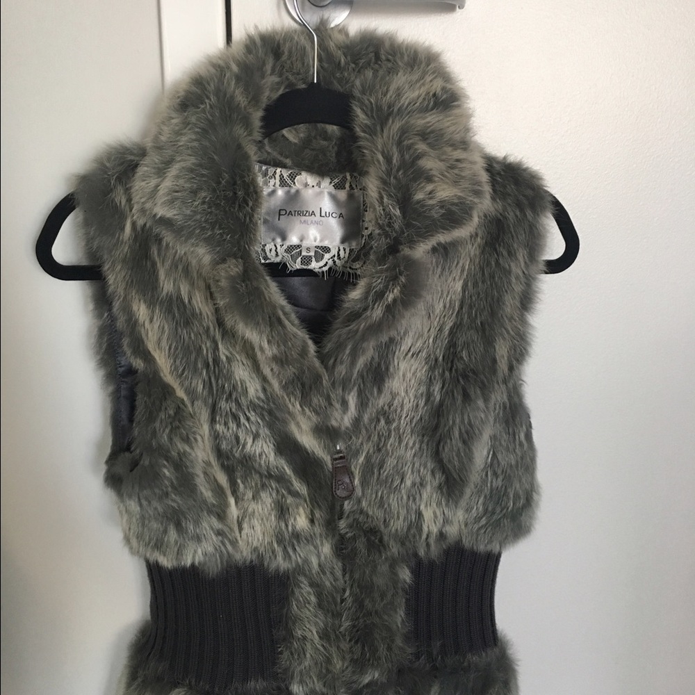 Patrizia Luca Rabbit Fur Vest