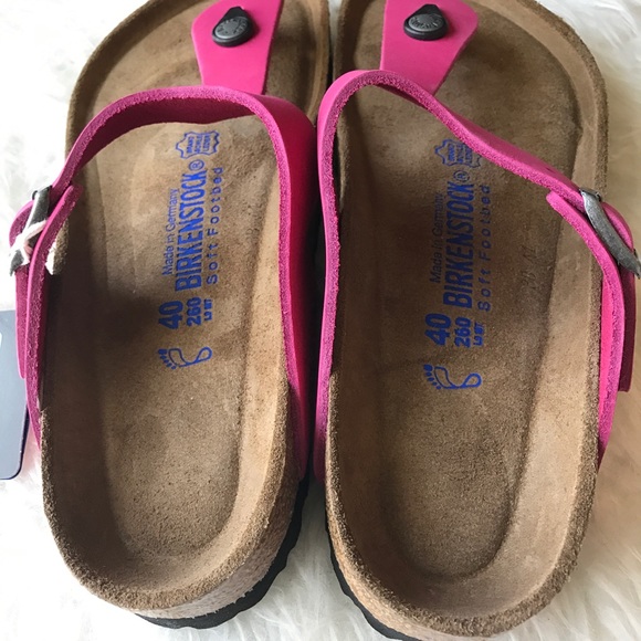 NIB Birkenstock Gizeh soft footbed leather sandal - Picture 3 of 5