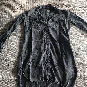 Chic Long button up top