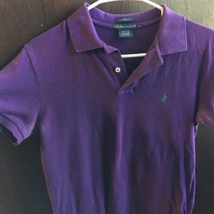 Polo shirt purple