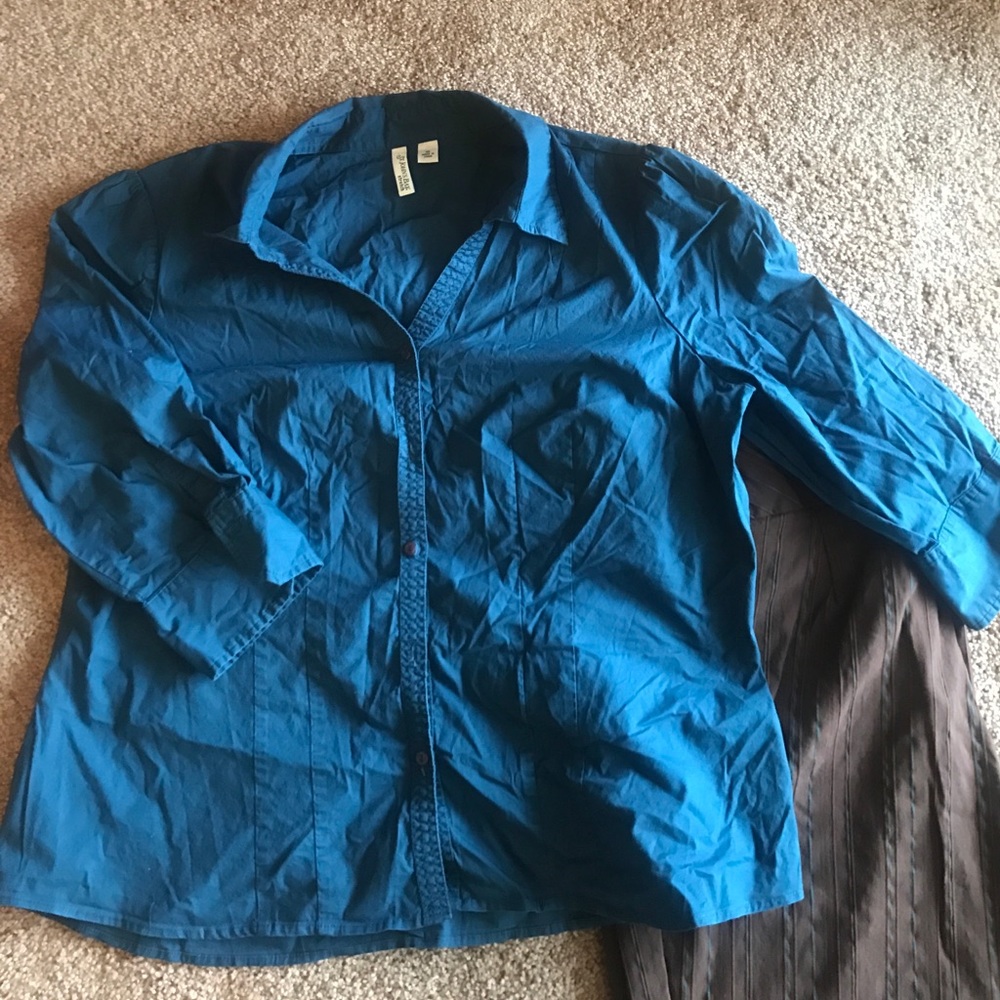 XL 3/4 sleeve top