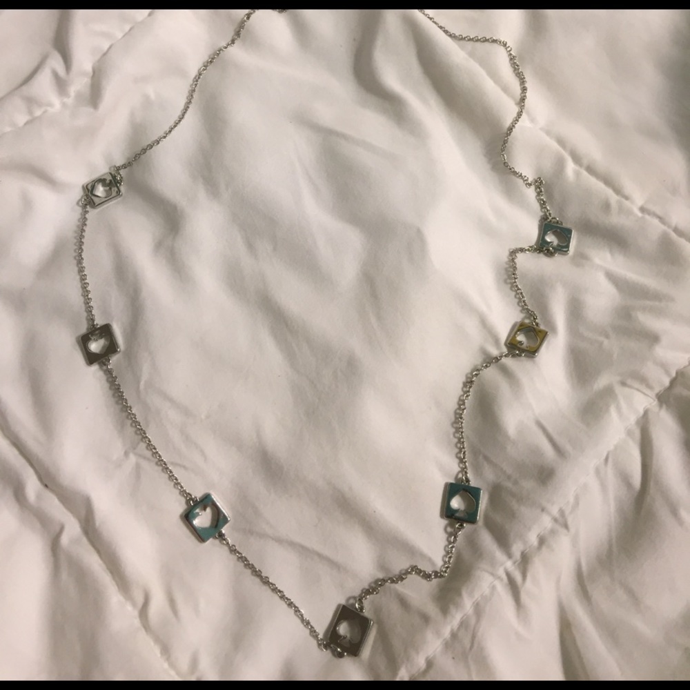 Kate Spade silver long necklace!