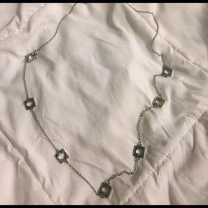 Kate Spade silver long necklace!