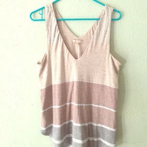 Striped tank top from Anthropologie