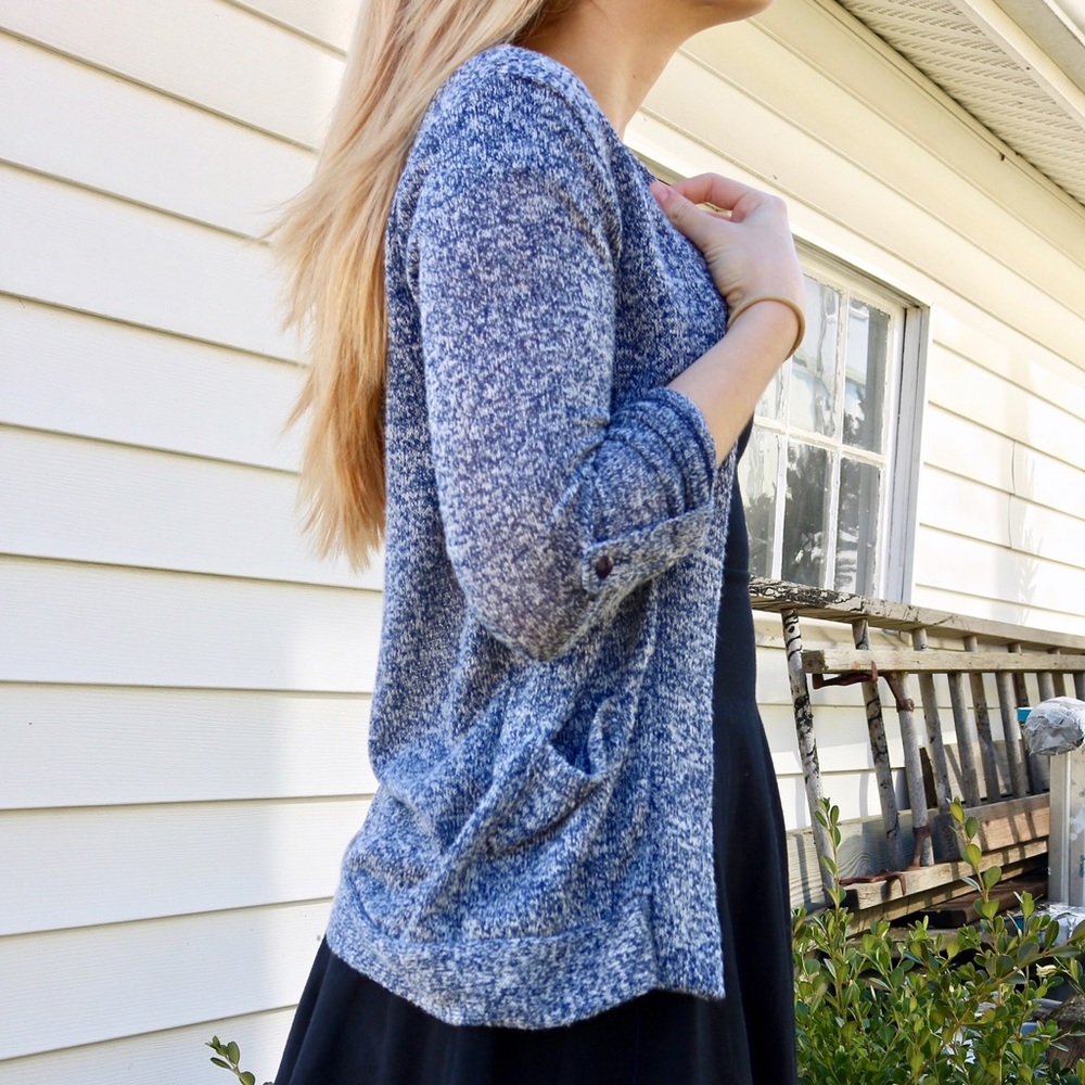 Navy Blue Cardigan