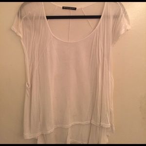 Sheer Brandy Melville white tee