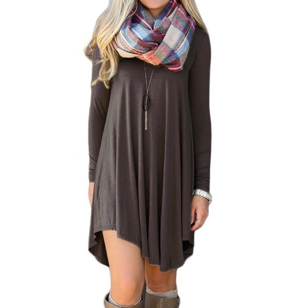 Long Sleeve T-shirt Dress