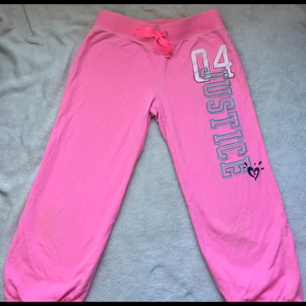 Justice Pink Sweat Pants
