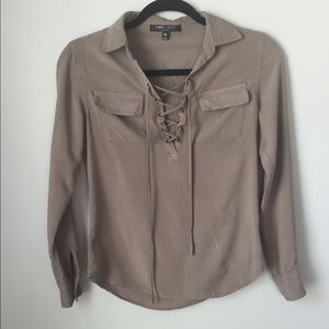 Romeo and Juliet Couture XS Lace Up Shirt