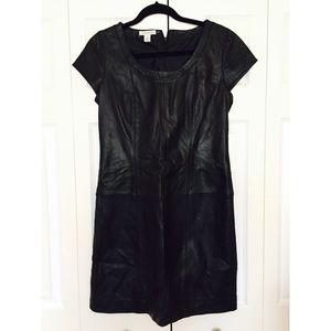 Genuine leather dress.