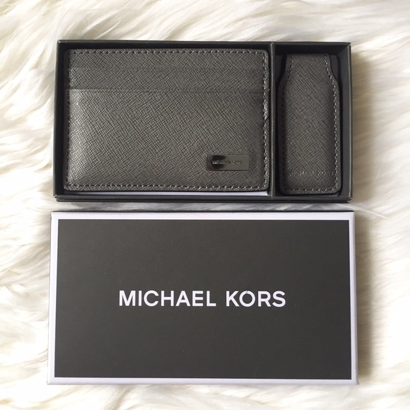 Michael Kors Other - Gray Men's Michael Kors Wallet & Money Clip Set