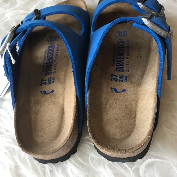 NIB Birkenstock Arizona Soft footbed leather shoes - Picture 3 of 5