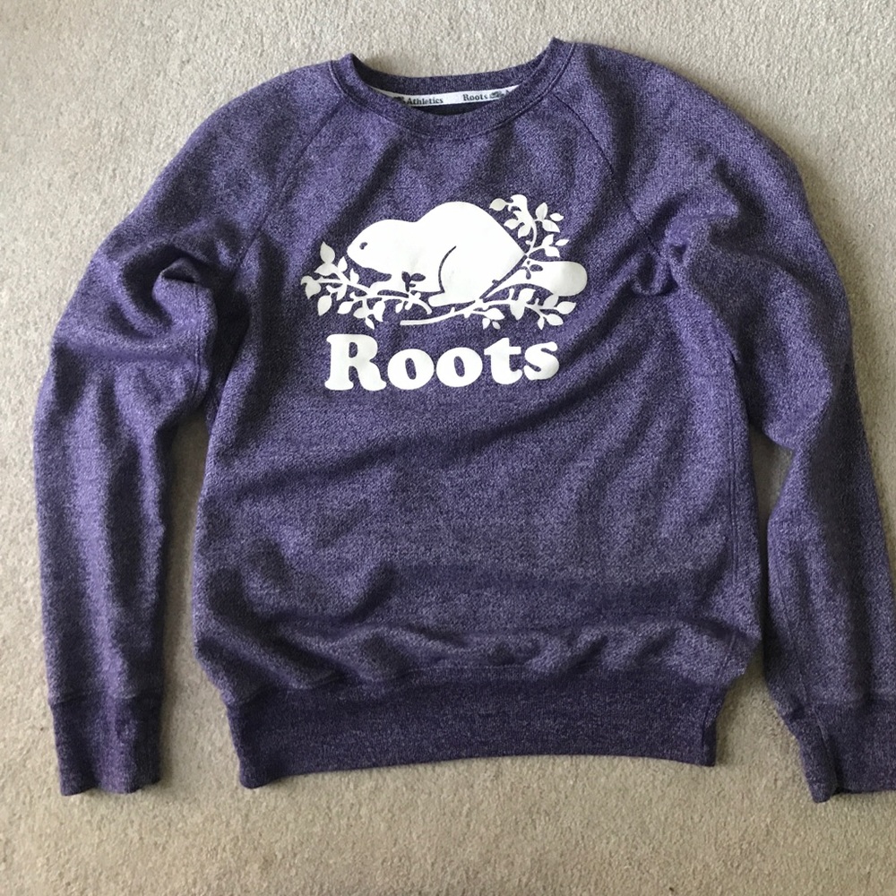 Adorable purple roots crewneck