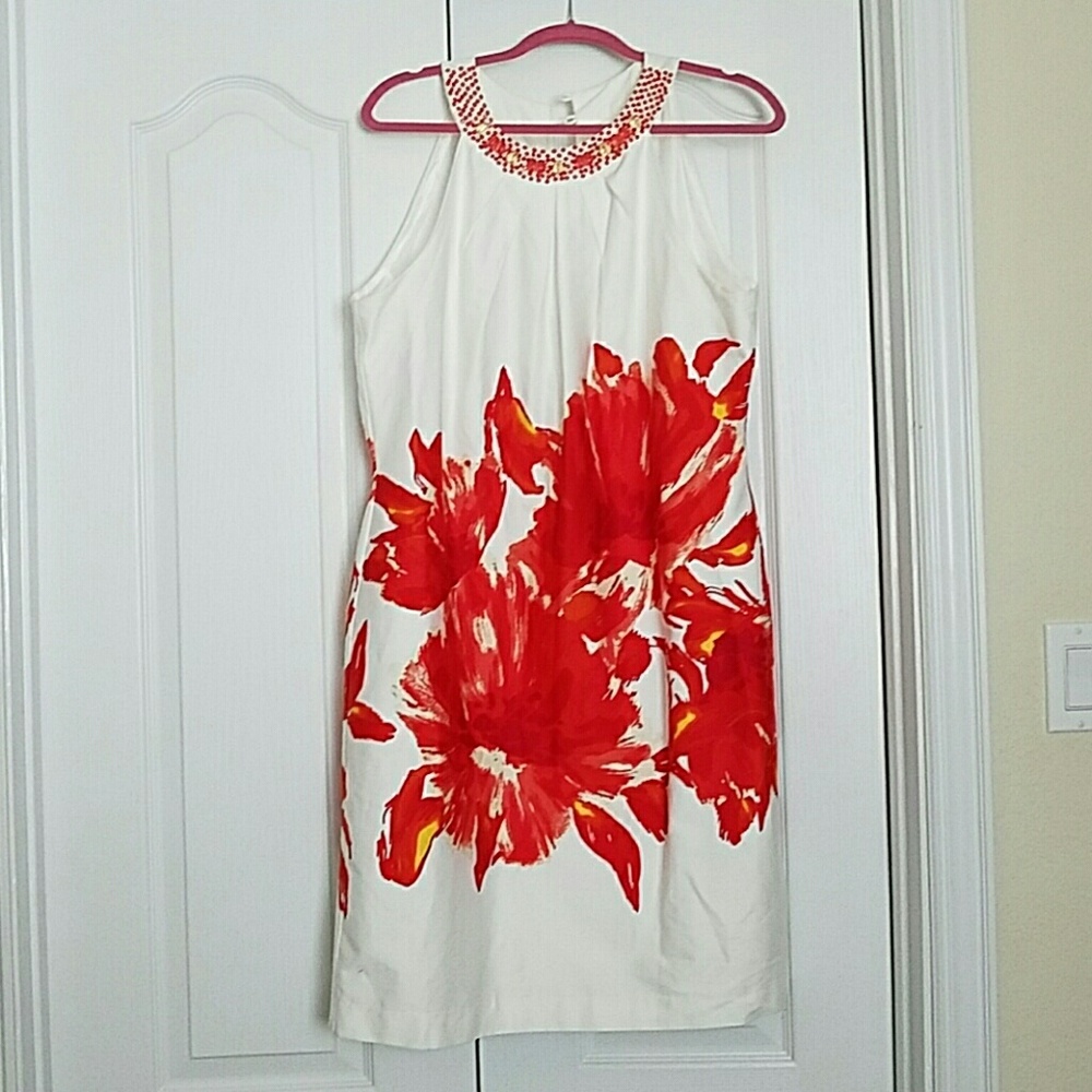 Easter Being e and floral Gorgeur dress size 16 Perfect For Chuchers Events.