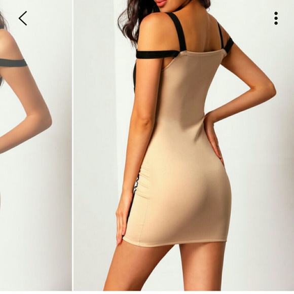 Slimming Apricot Dress - Picture 3 of 8