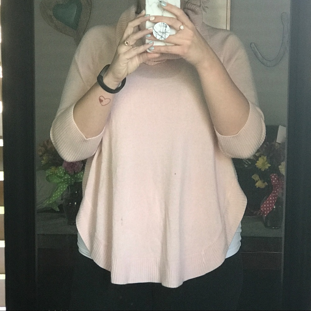 Pink turtle neck sweater - Picture 6 of 6