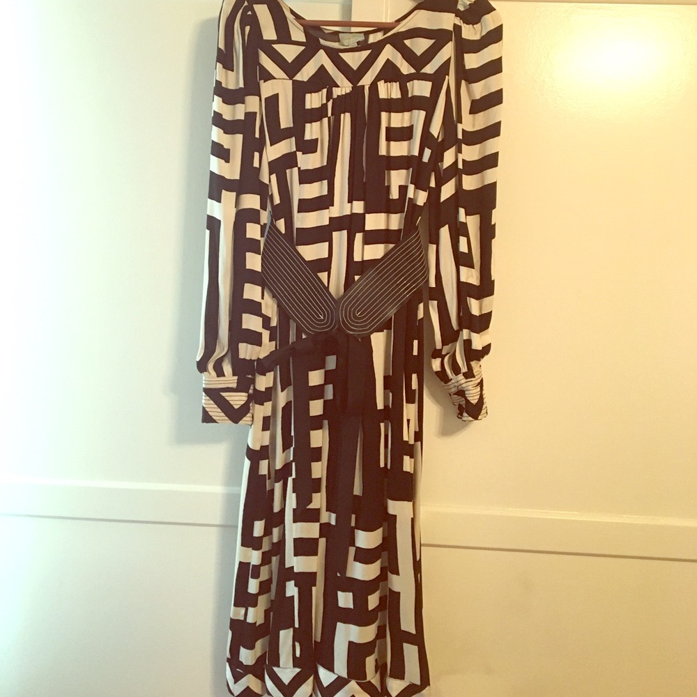 Black and white dress