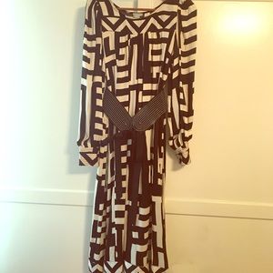 Black and white dress