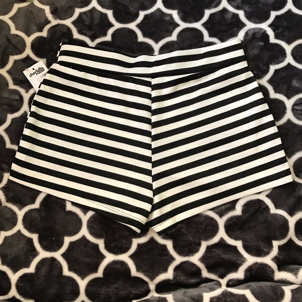 Charlotte Russe Black and White Shorts