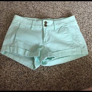 Mint Green Express Shorts
