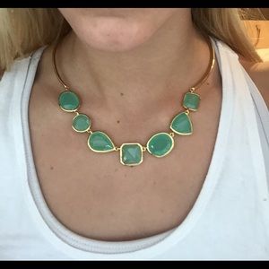 Authentic kate Spade turquoise and gold necklace!