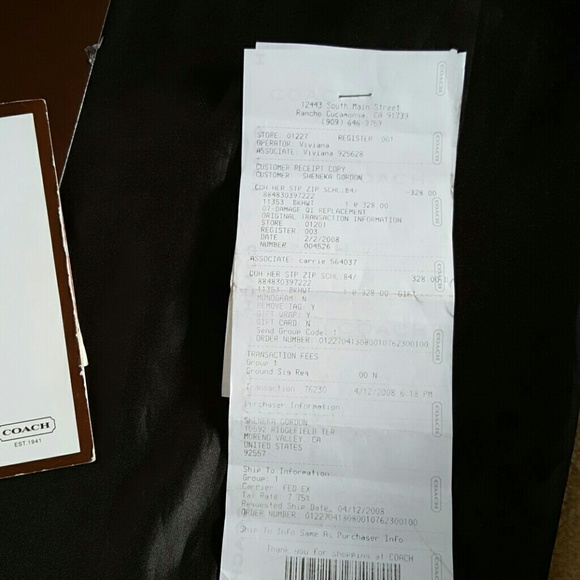 Coach Satchel Handbag - Picture 8 of 8