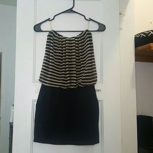 Foreign Exchange Strapless Dress