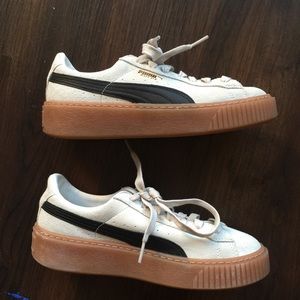 PUMA 37.5 women's platform swede sneakers