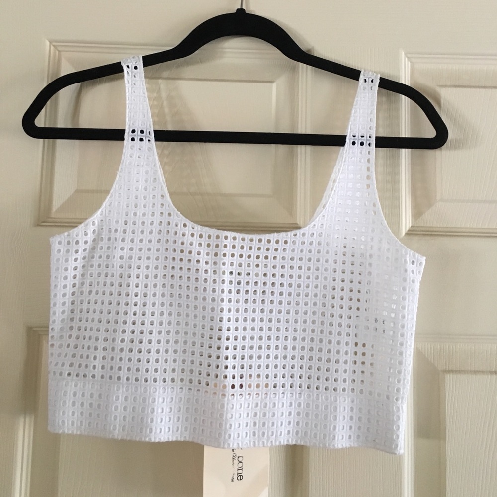 NWT Rag & Bone Eyelet Crop Top