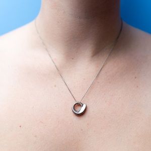 Tiffany and Co. Frank Gehry fish pendant necklace