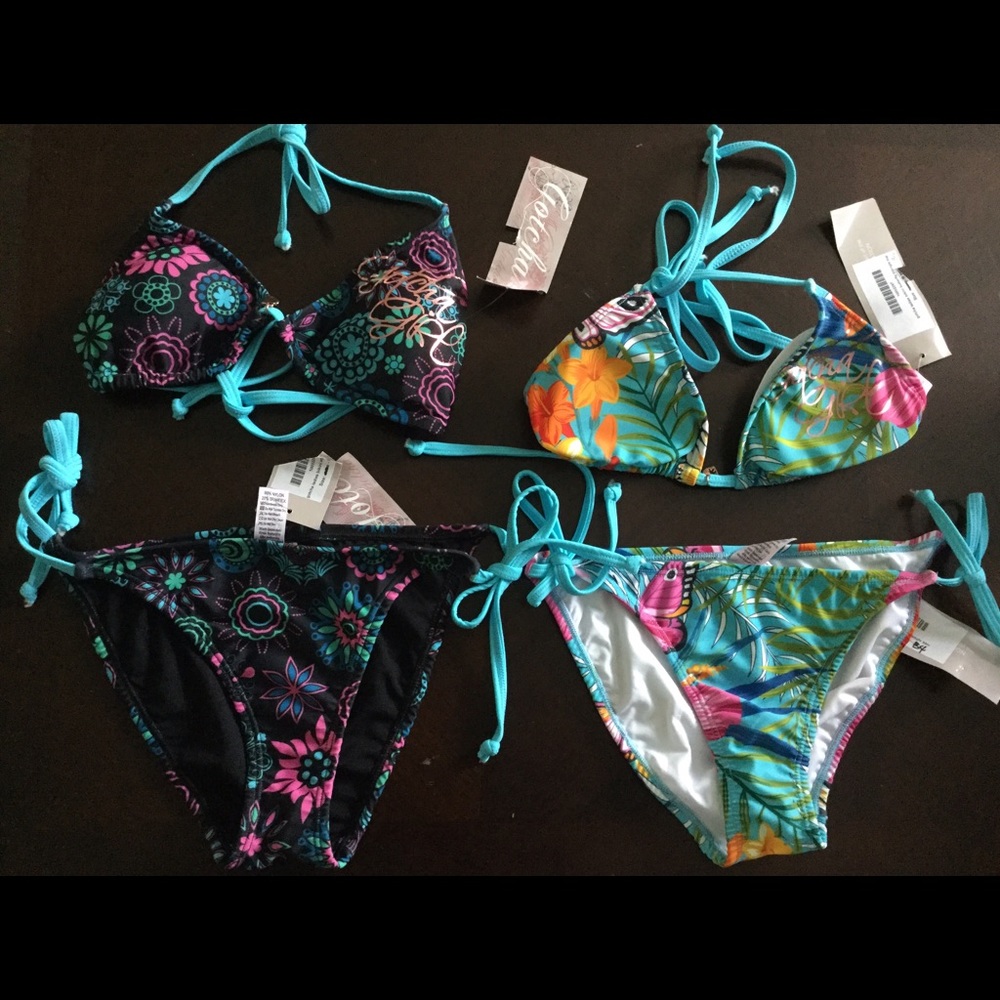 "Gotcha Girl" (South Africa brand) bikinis