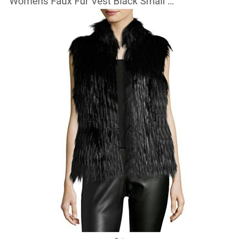 Michael Kors Black Fur Vest