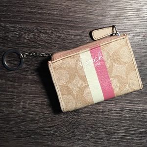 Coach change purse keychain