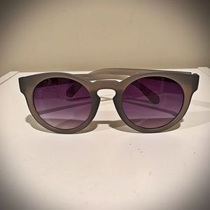 Cat Eye Sunglasses Smoke Grey Matte