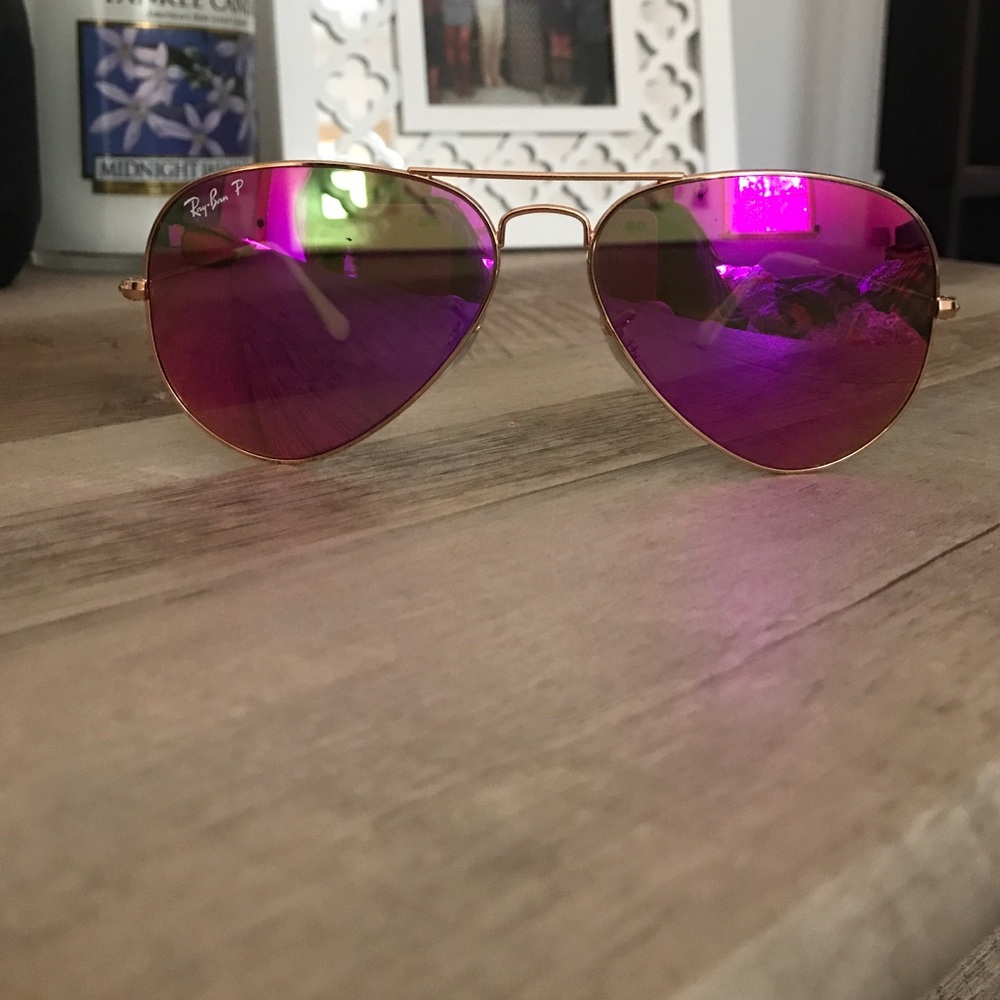 Polarized Magenta Flash Ray Ban