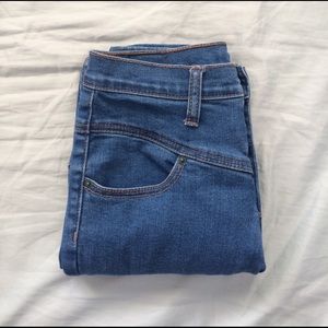 Urban Outfitters Blue High Rise Seam Jeans