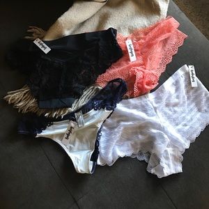 NWT - Brand New Set of 4 Lace Panties