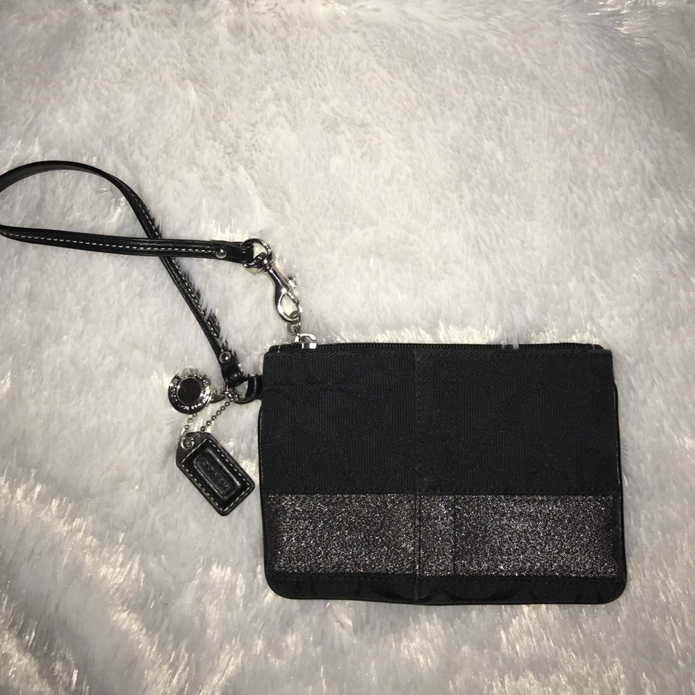 Coach Black Wristlet